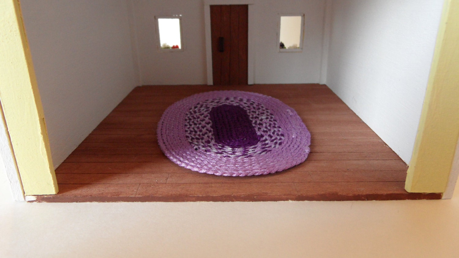 Braided Rug for Dollhouse by LindaIrwinCottages on Etsy