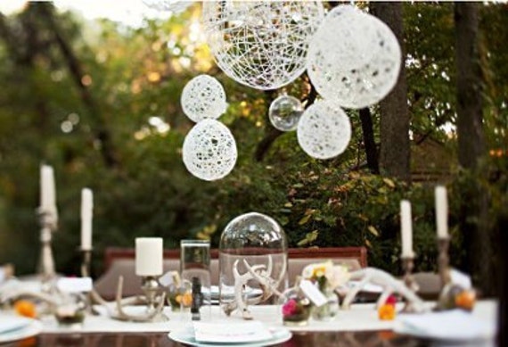 Wedding Decoration Hanging Spheres-Wedding Prop- Wedding Decor-Bohemian Chic Wedding Decoration