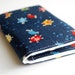 RESERVED - Business Card Holder, Tiny Turtles, Credit Card Case, Small Wallet, Navy