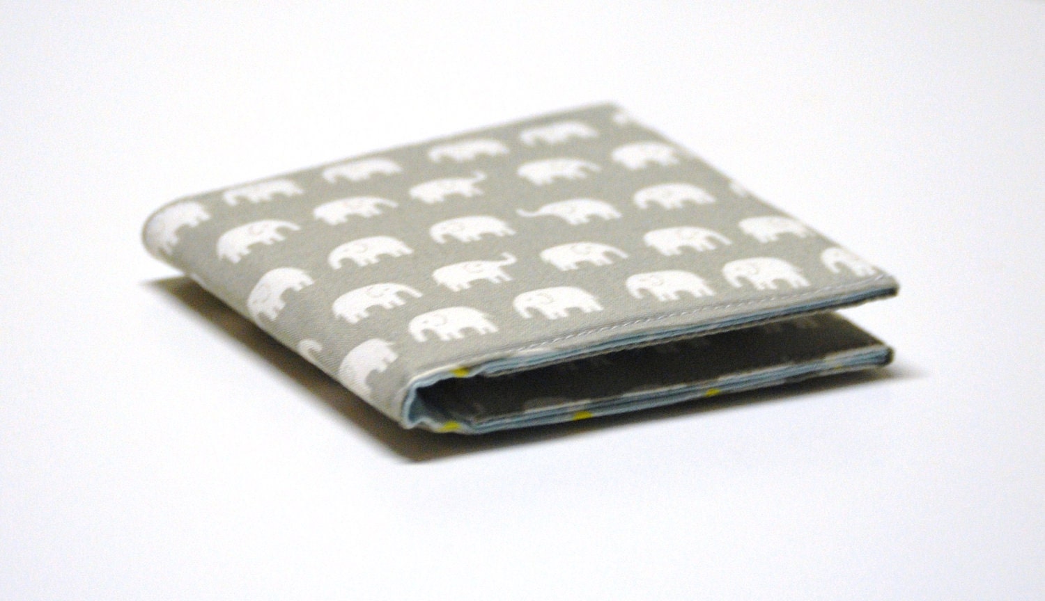 Square Business Card Case Elephants Oversized By AlaskaBag Pany