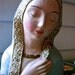 Vintage VIRGIN MARY 1960's Plaster Statue- Sweet and Unique