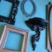 Upcycled Frame Set Collection Home Decor Set Gallery Wall Set Silver, copper, bronze "Metallica XI"
