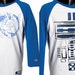 Custom Blue, Yellow,Red, or Black Raglan Baseball Tshirt - choose Star Wars, Back to the Future, or Harry Potter SIZE M
