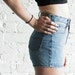 Vtg 90s High Waist Denim Jean Shorts / Jordache Grunge Shorts / 26 Waist