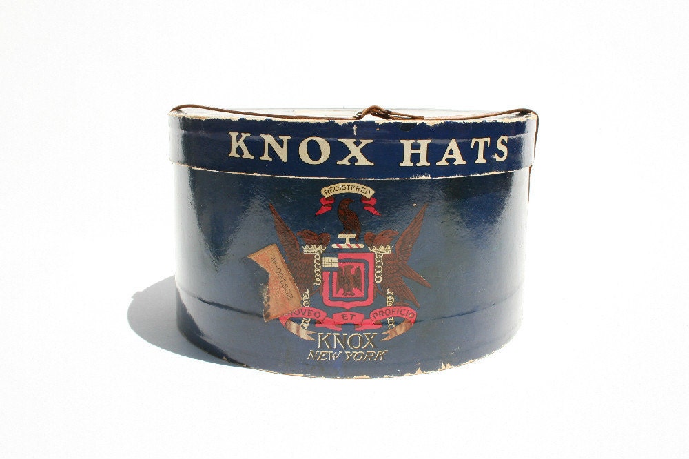 Vintage Knox New York hat box
