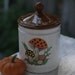 1982 Sears MUSHROOM small canister/cookie jar