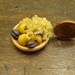Miniature wooden fruit basket