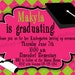 Graduation Invitation Print Your Own 4x6 or 5x7