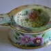 Tea Strainer, Antique, Hand Painted