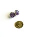 Purple Amethyst Cluster Earrings, Raw, Rough, Natural, Gemstone Chunk, February Birthstone, Modern, Summer Fashion Trend