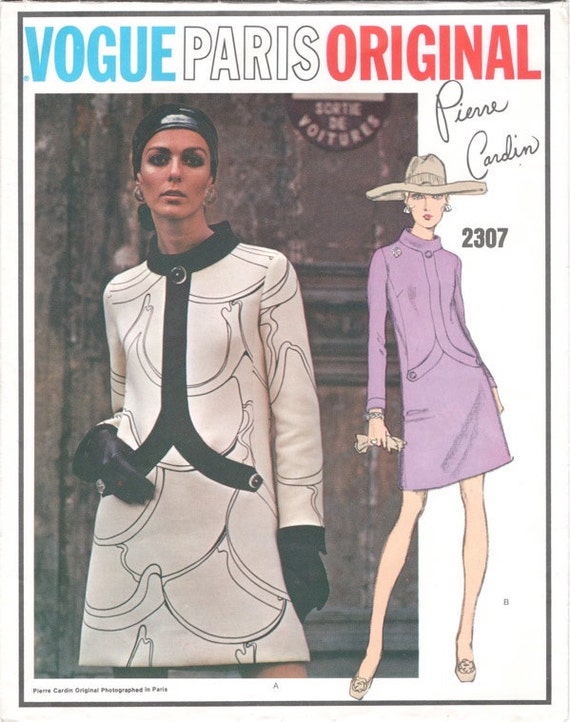 Mod Uncut Vintage 1970 Vogue Paris Original by NostalgieVintage
