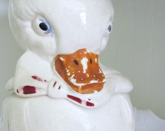 Duck cookie jar | Etsy