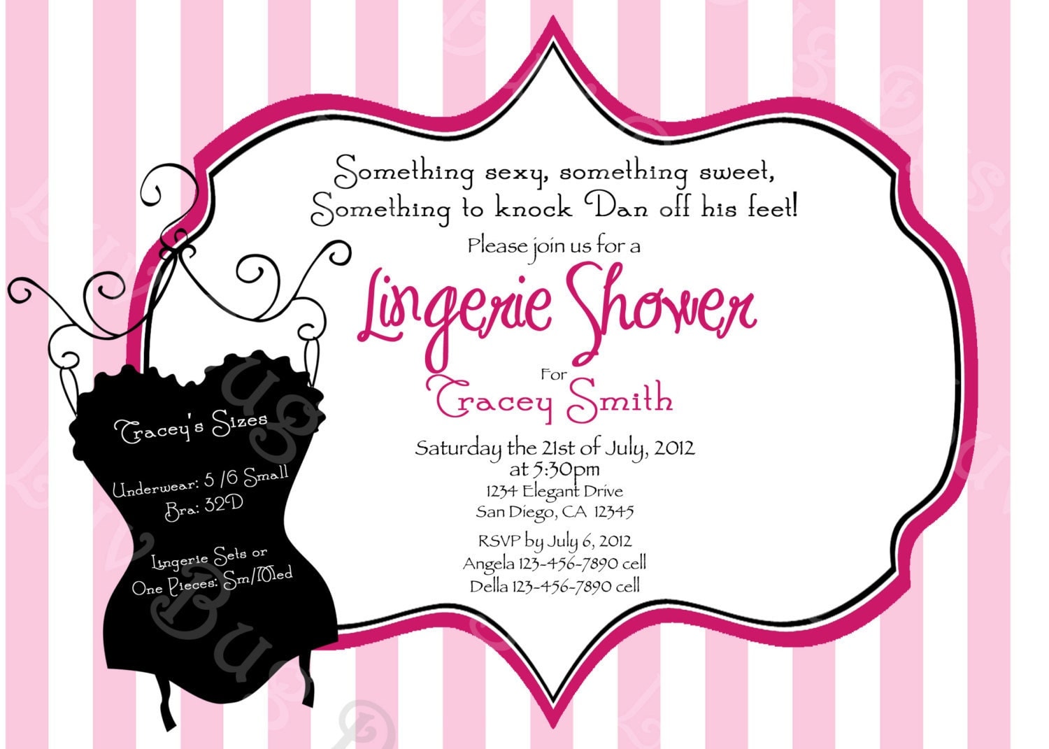 Lingerie Party Invitation 29