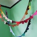 prismatic clouds felt garland 60ft RESERVED for Robbie