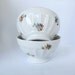 RESERVED for Marie - Cafe au lait bowls, set of two in bone china, great for your breakfast coffee, hot chocolate, or porridge