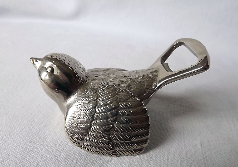 Bird bottle opener made by BMF West Germany caps and screw