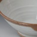 Large Serving Bowl, Salad Bowl, Snow White and Horse Shino Ceramic Salad Mixing Bowl