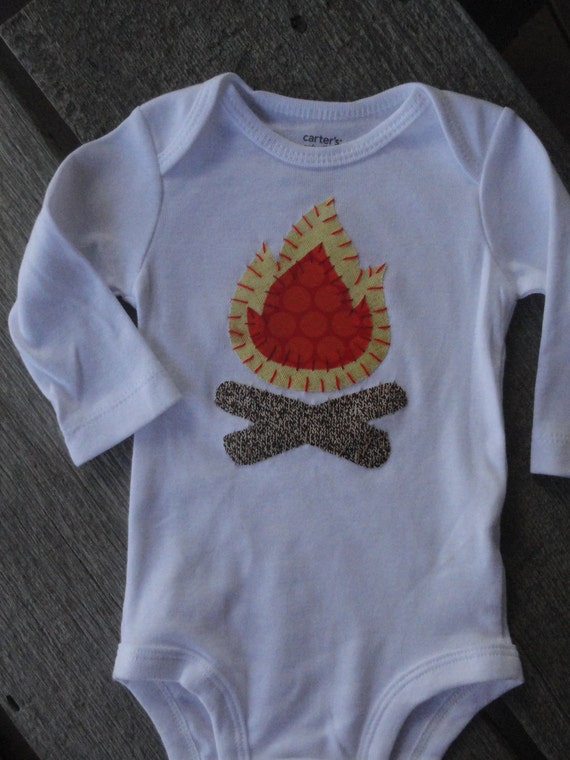 Camp Fire Onesie Camping onesie Camping shirt Baby shower
