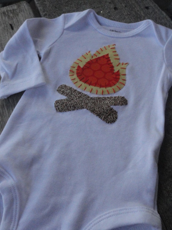 Camp Fire Onesie Camping onesie Camping shirt Baby shower