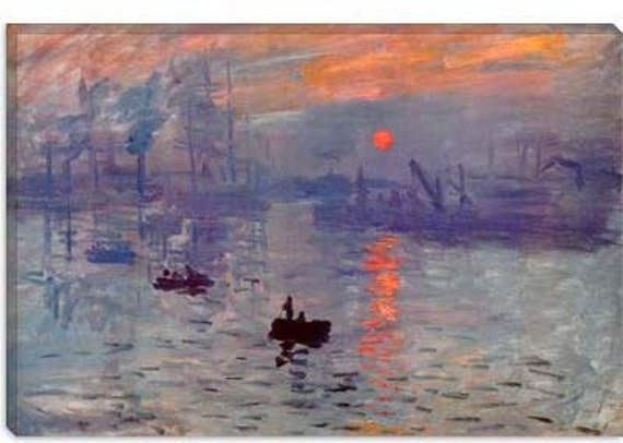 claude monet impression sunrise french title