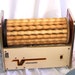 Vintage mid century VITAMASTER MASSAGE machine, maple rollers, WORKING roller massager, motorized spa roller