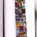 Baguette BRACELET .. Sterling Silver .. Vintage handmade multi color baguettes
