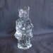 Danish Modern Pukeberg Sweden art glass Viking figurine warrior Scandinavian cracked ice