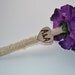 Guest Book sharpie pen Personalized rustic pen for your shabby style rustic chic wedding you pick the flower with initals