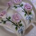 Porcelain Rose And Vines Napkin RIngs