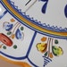 Hand Painted Ceramic Wall Clock