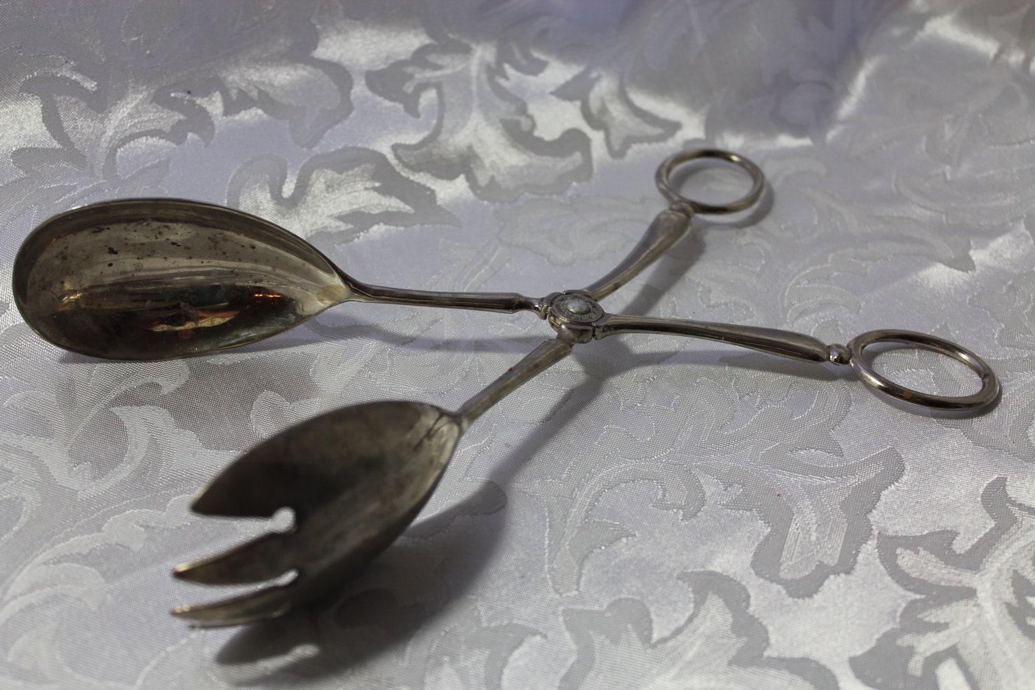 Vintage Leonard Made in Italy Serving Tongs Haute Juice