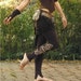 PREMADE and READY to SHIP ~ Phoenix Fire Leggings - in Brown