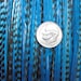 SALE 50% TAHITI Blue xl Xtra Long 5 Feather Hair Extension Micro Bead Too