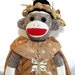 Madam Butterfly Sock Monkey Opera Diva
