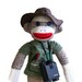 Eddie, Sock Monkey Birder Extraordinaire