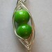 Sweet Peas in a Pod Necklace
