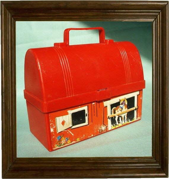 fisher price farm lunch box