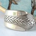 Spoon Ring, size 8, Allure 1939, Arrow, Feather, Wheat Design