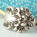 Spoon Ring, size 6, Tiger Lily 1901, Floral Design