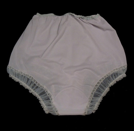 Vintage 50s Sheer Nylon Chiffon Panties Briefs Lorraine Size