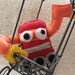 Plush Robot Hand-stitched Felt Plushie: ROY the Rainbow Robot