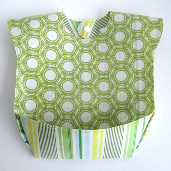 BabytoToddler Bib Waterproof & Wipeable Laminated Cotton