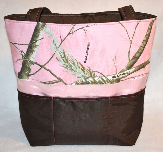 Pink Realtree Camouflage Diaper Bag