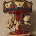 Vintage Collectible AVON musical Christmas Carousel