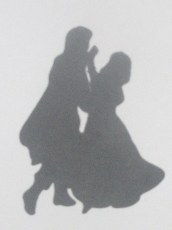 Download Items similar to Wedding silhouette Disney Princess Snow ...