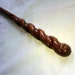 Harry Potter Inspired Magic Wand - hand carved 12 inch solid mahogany