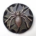 Vintage Spider Web Button Pin Vintage Button Jewelry