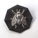 Vintage Fly in Spider Web Button Pin Vintage Button Jewelry