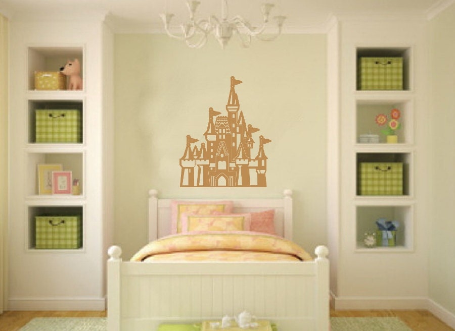 Castle Vinyl Wall Decal 22080 by CuttinUpCustomDieCut on Etsy