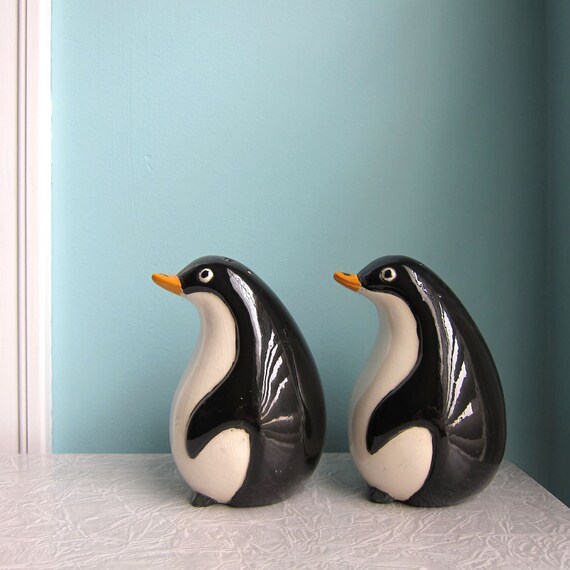 Vintage Penguin Salt and Pepper Shakers